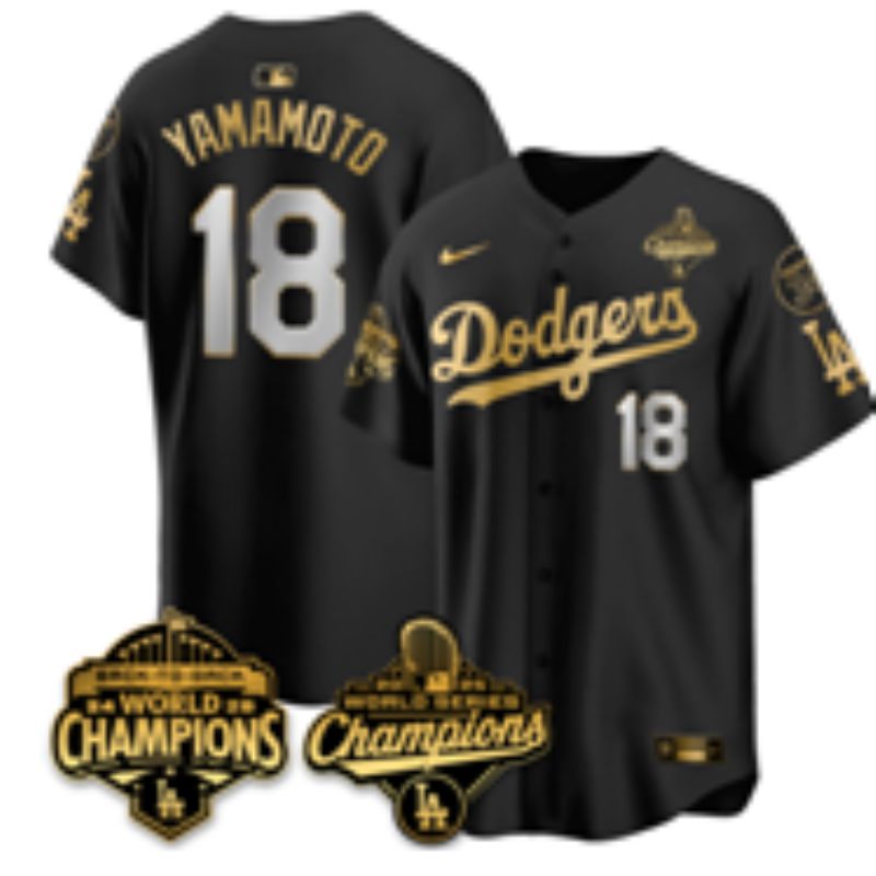 Men 2026 Nike Los Angeles Dodgers #18 Yamamoto Black Game MLB Jersey 020->los angeles dodgers->MLB Jersey